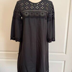 Seventy Black Cotton dress, Sz S